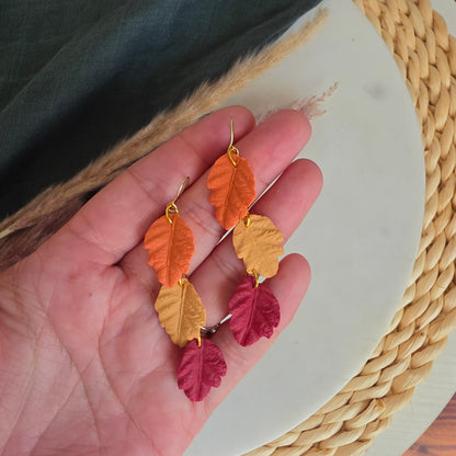 Autumn Leaf Dangle Earrings