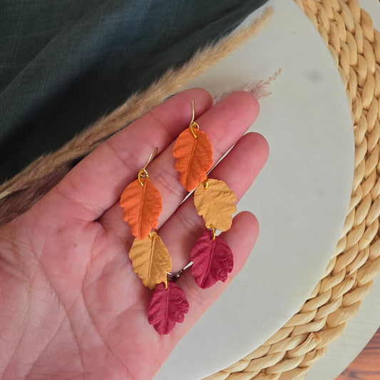Autumn Leaf Dangle Earrings