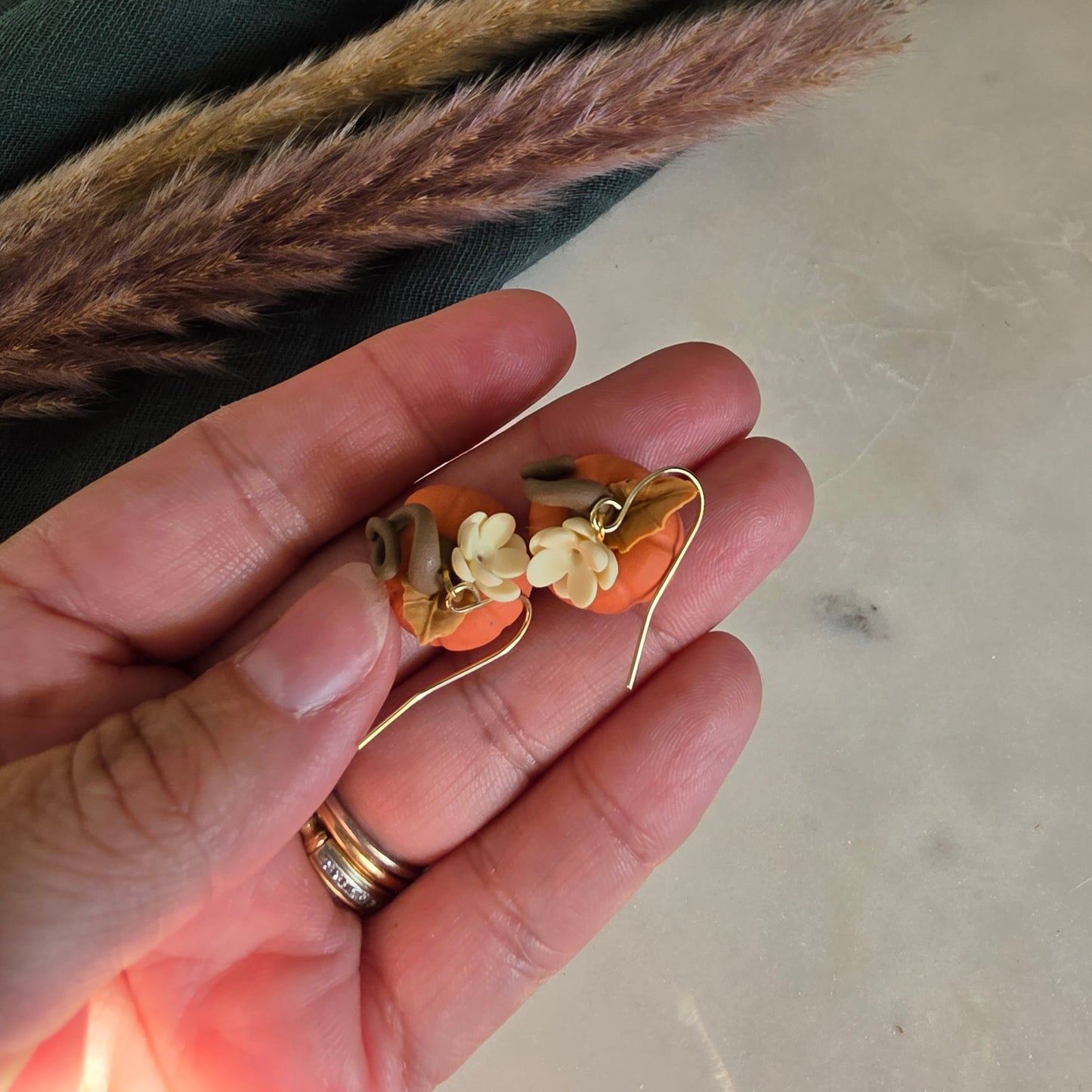 Autumn Pumpkin Earrings