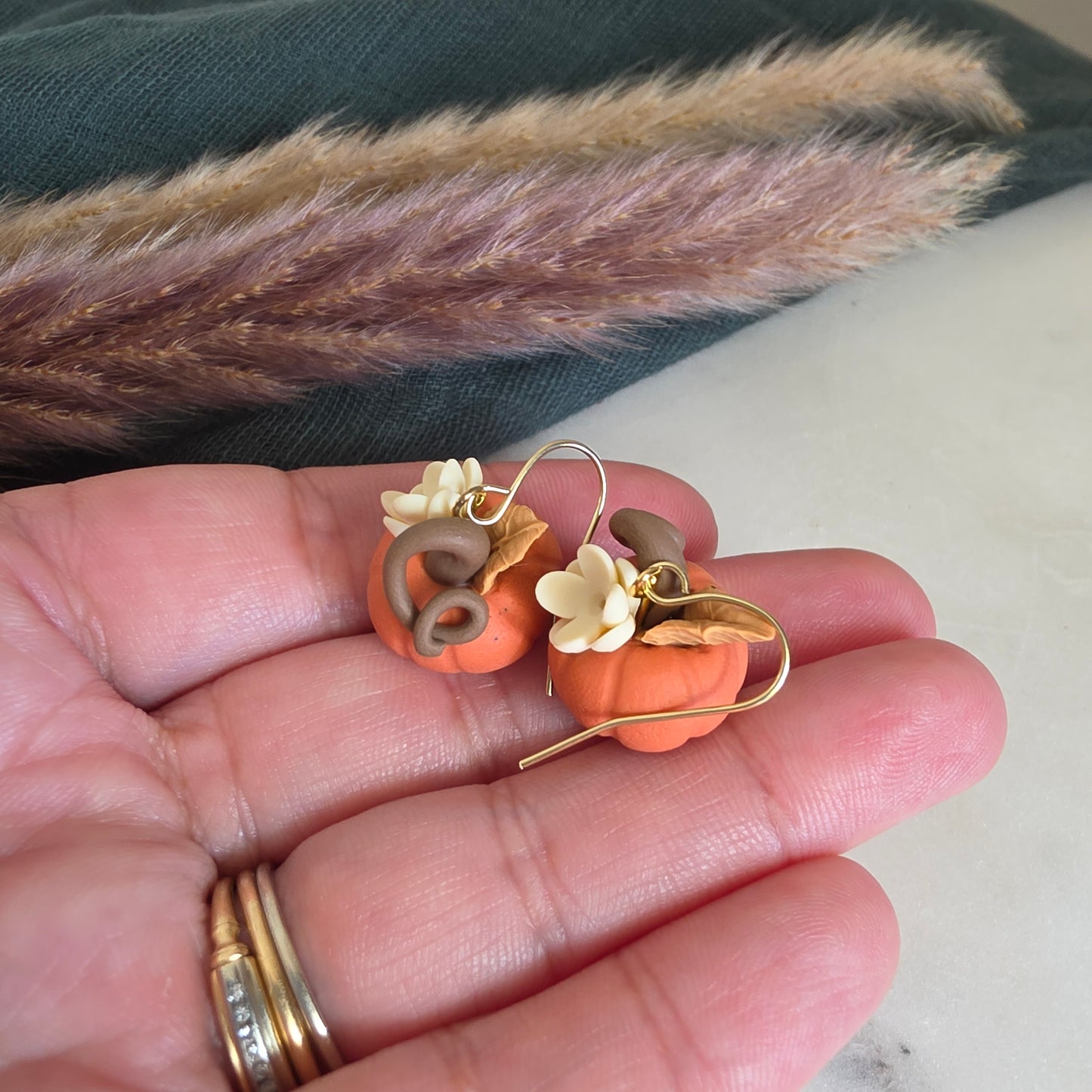 Autumn Pumpkin Earrings