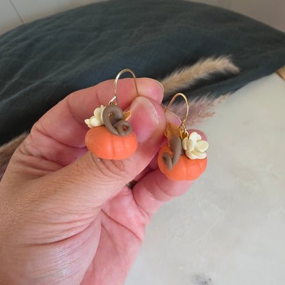 Autumn Pumpkin Earrings