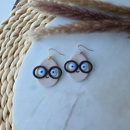Bookish Egg Earrings