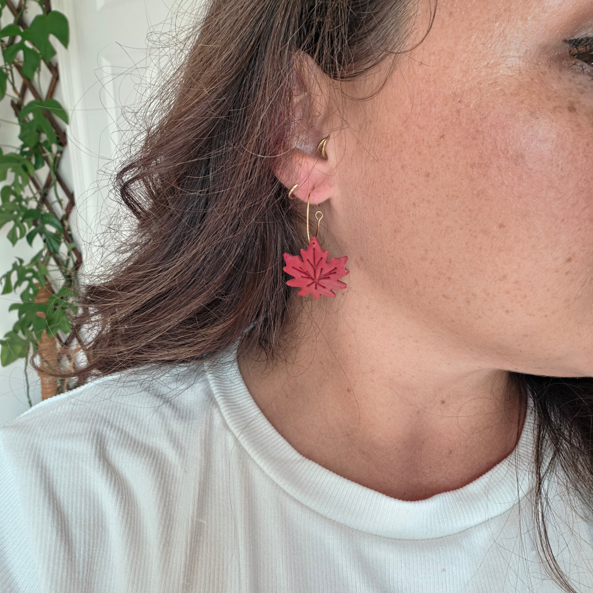 Maple Leaf Hoops