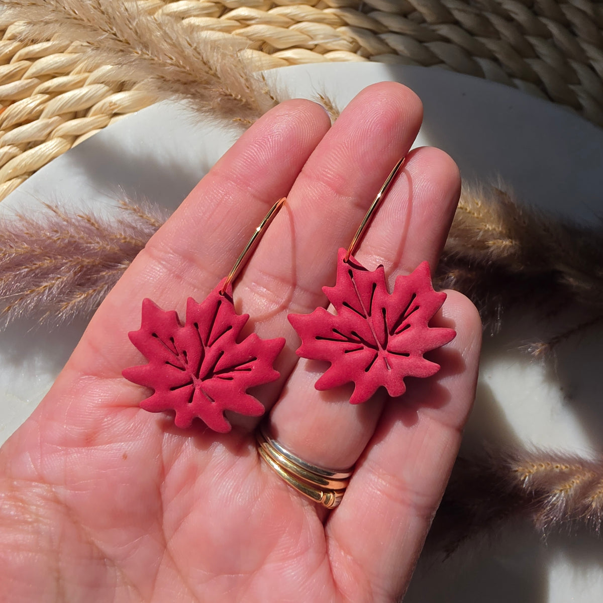 Maple Leaf Hoops