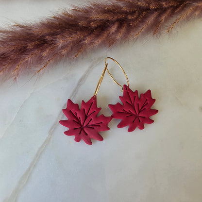 Maple Leaf Hoops