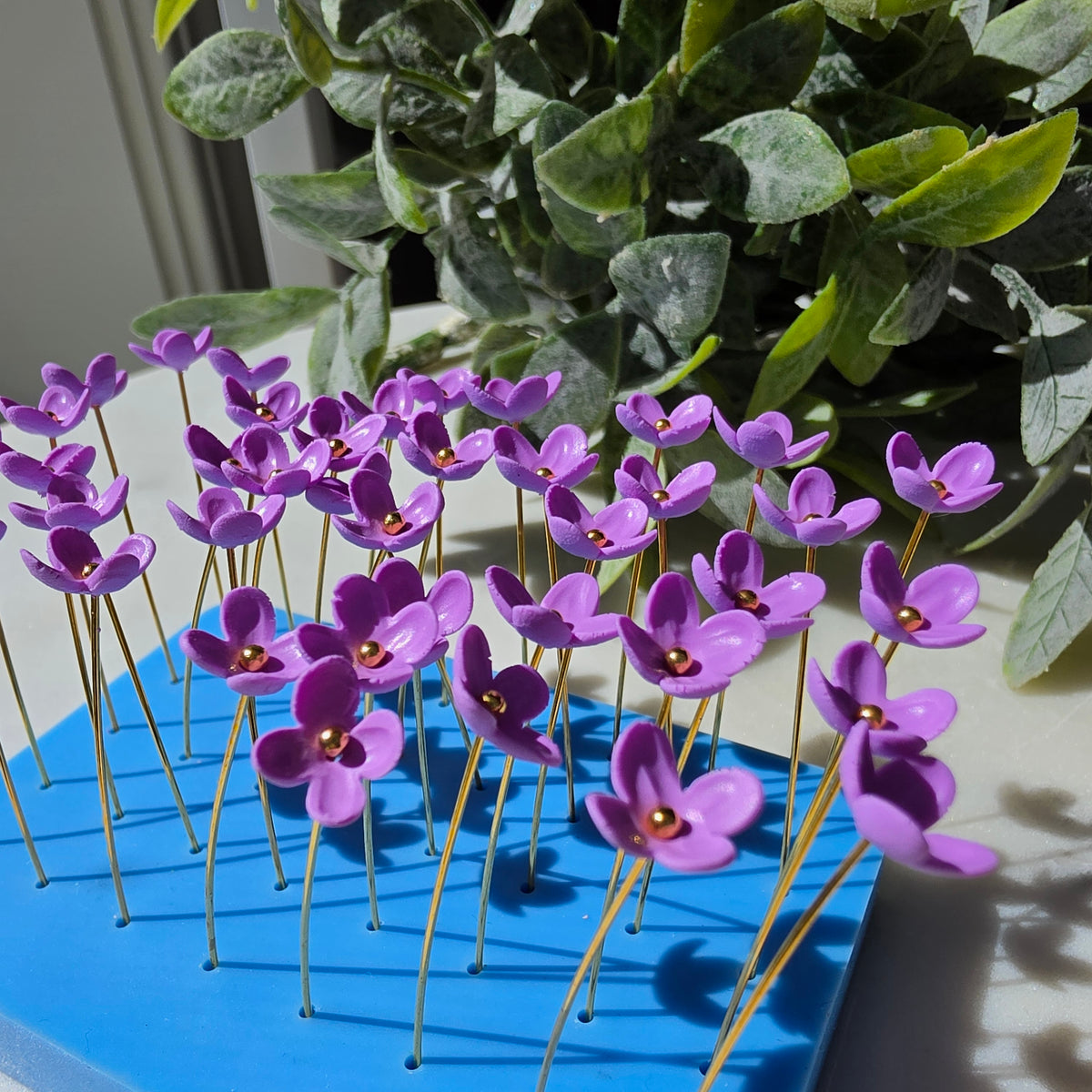 Lilac Bunch Earrings