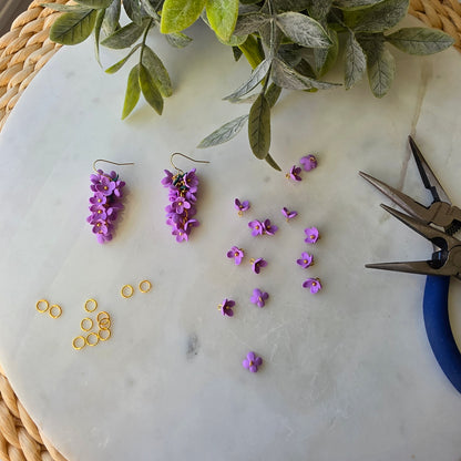 Lilac Bunch Earrings