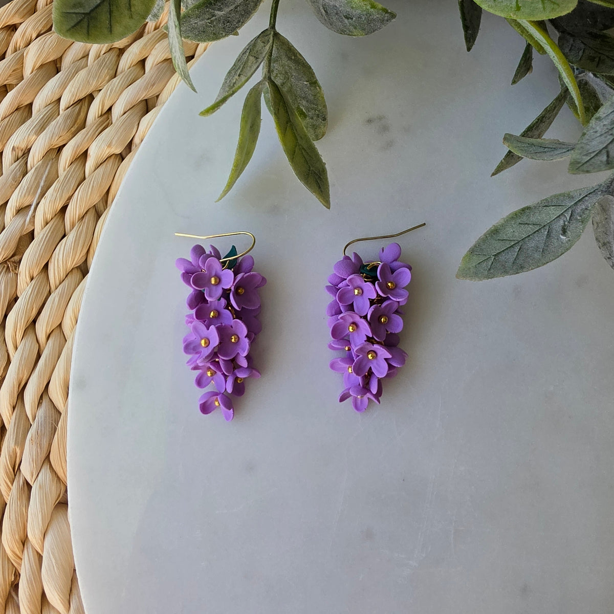 Lilac Bunch Earrings