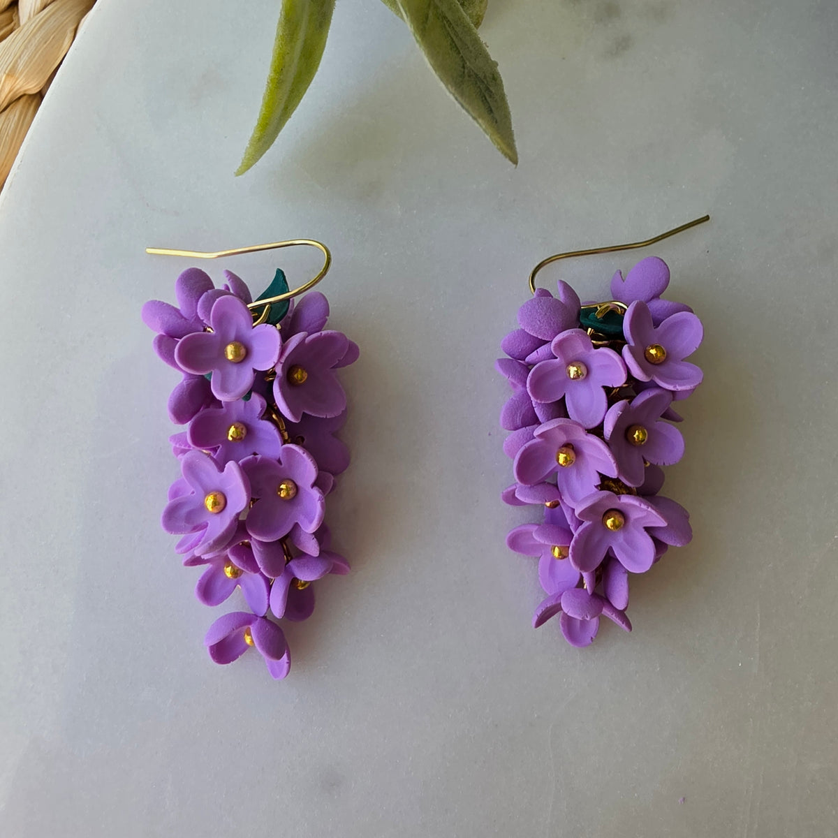 Lilac Bunch Earrings