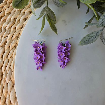 Lilac Bunch Earrings