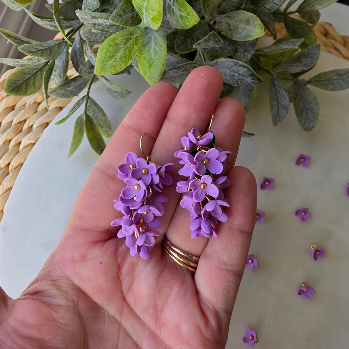 Lilac Bunch Earrings