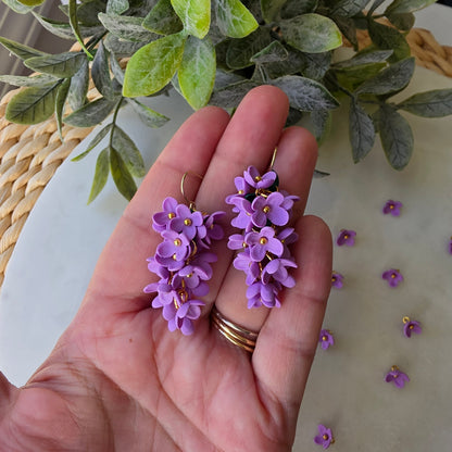 Lilac Bunch Earrings