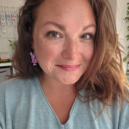Lilac Bunch Earrings