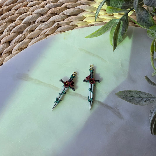 Sword Earrings