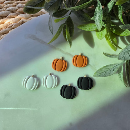 Simple Pumpkin Dangle Earrings