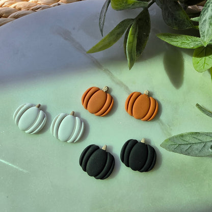 Simple Pumpkin Dangle Earrings
