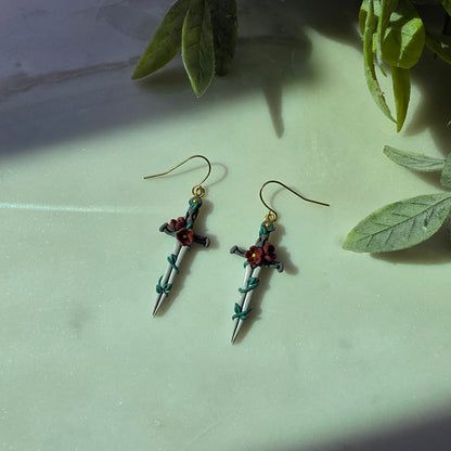 Sword Earrings