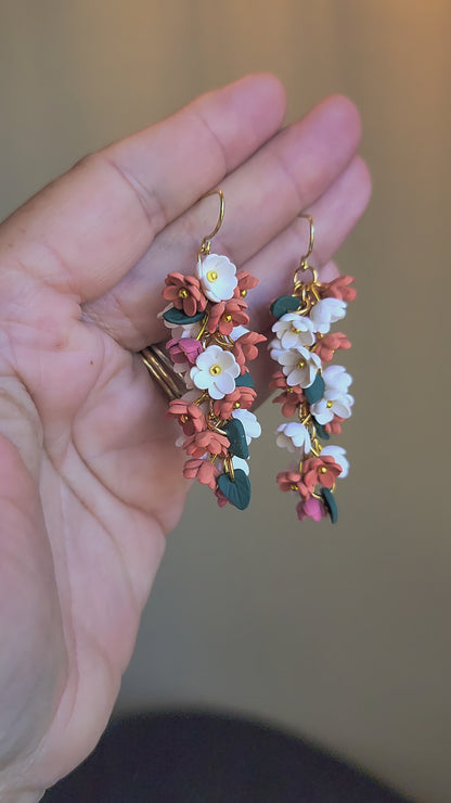 Fall Mum Earrings