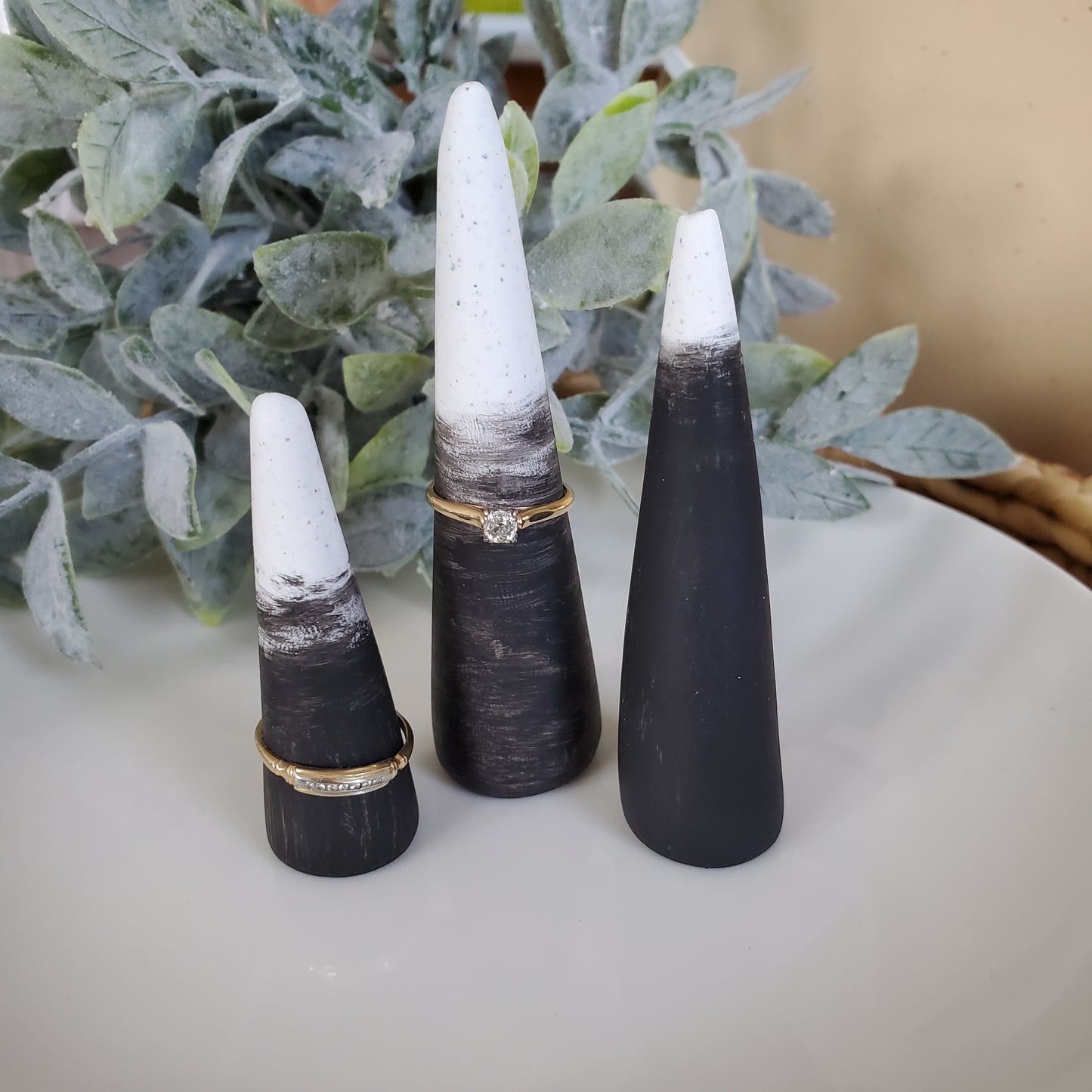 Ring Holders in Stormy Night