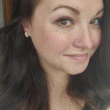 Load image into Gallery viewer, Mini Lemon Wedge Stud Earrings
