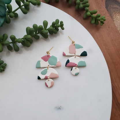 Sasha Earrings in Terrazzo