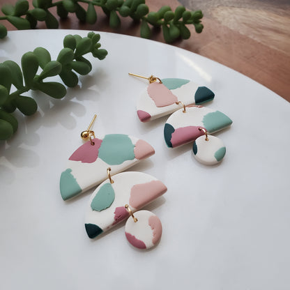 Sasha Earrings in Terrazzo