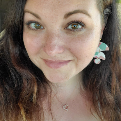 Sasha Earrings in Terrazzo