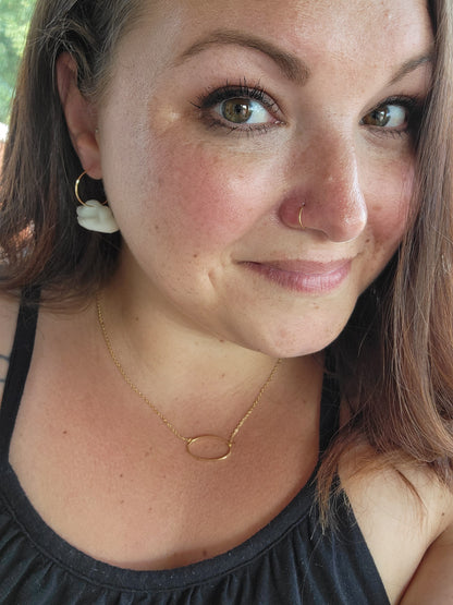 Puffy Cloud Hoops
