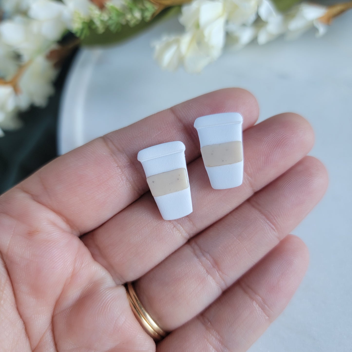 Takeout Coffee Studs