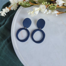 Load image into Gallery viewer, Shalene Earrings in Navy
