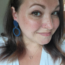 Load image into Gallery viewer, Shalene Earrings in Navy
