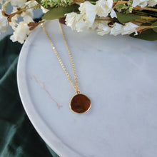 Load image into Gallery viewer, Wavy Gold Coin Necklace

