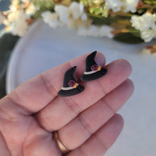 Load image into Gallery viewer, Bad Witch Hat Studs
