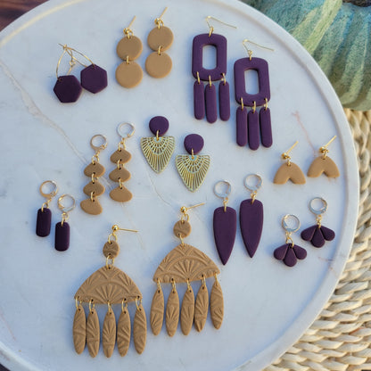 Origin Earrings in Latte