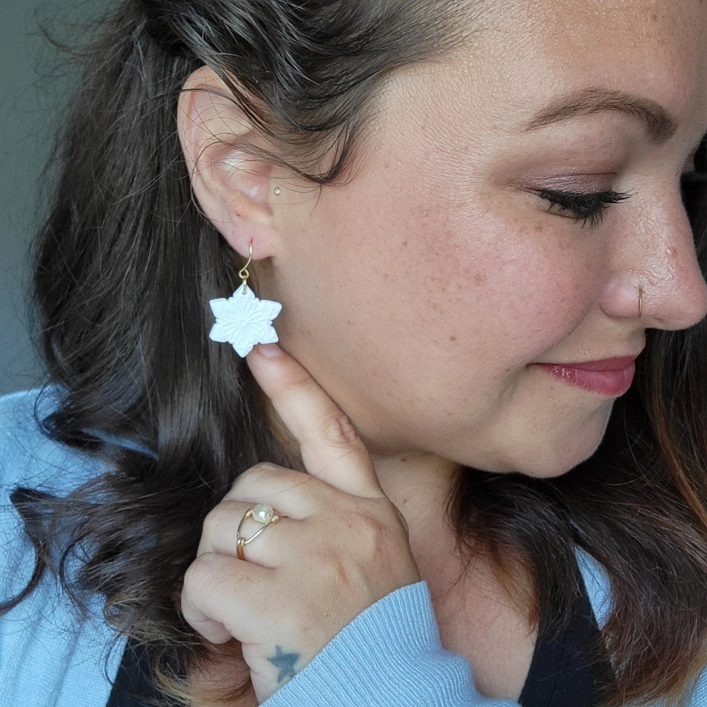 Snowflake Earrings