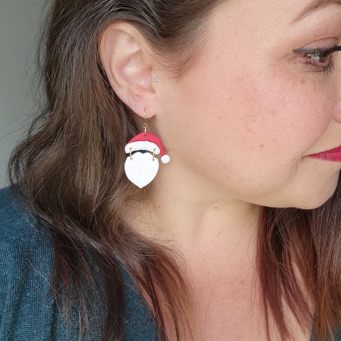 Santa Earrings