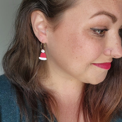 Santa Hat Hoops