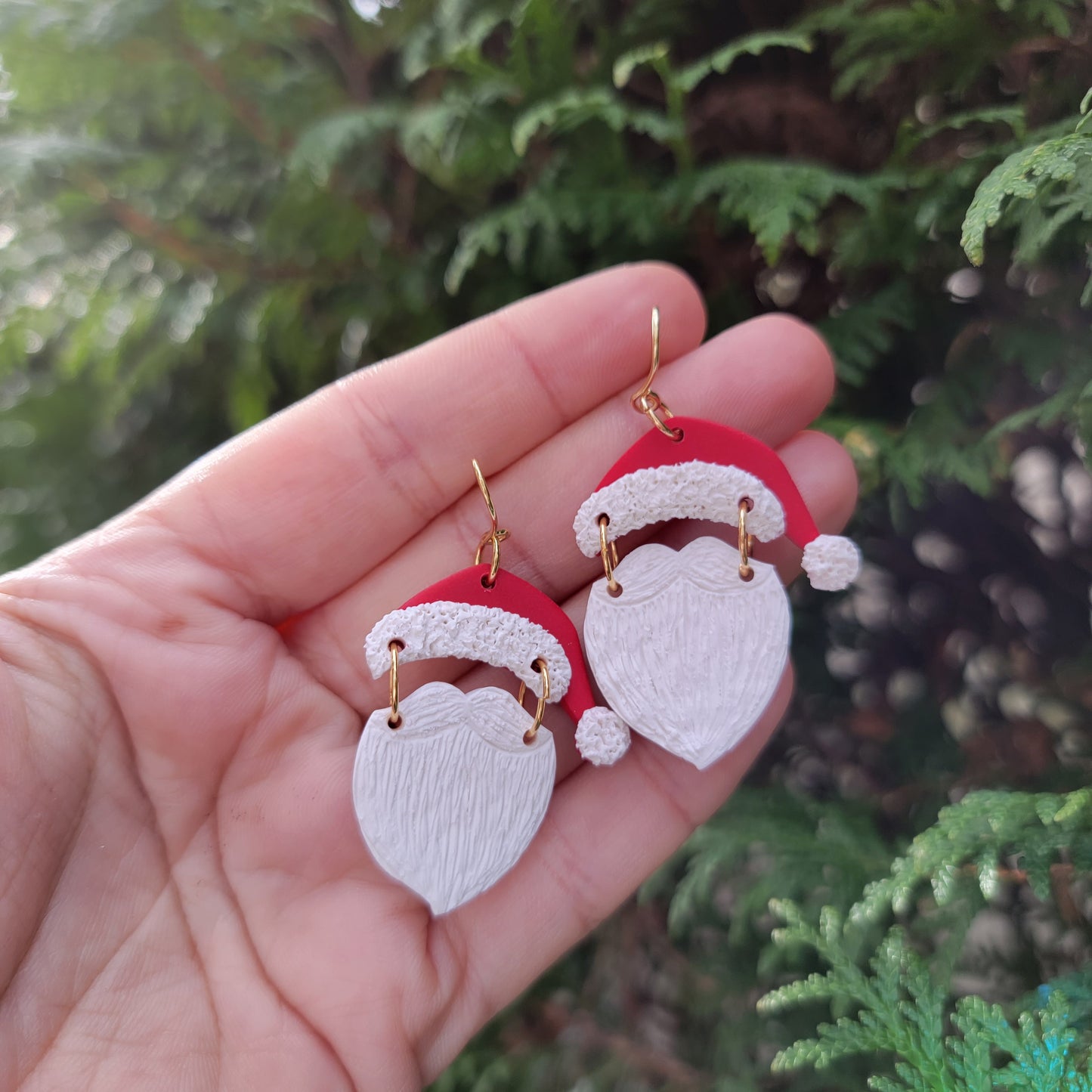 Santa Earrings