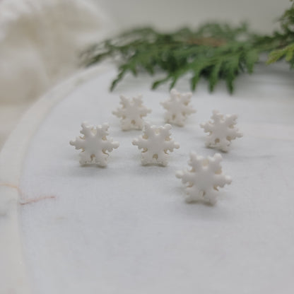 Simple Snowflake Studs