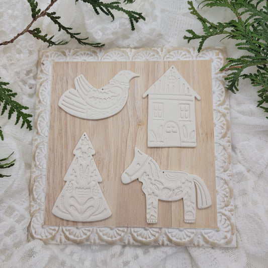 DIY Paint Your Own Ornament Kit