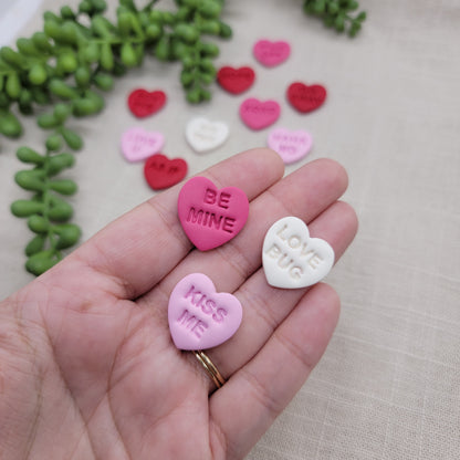 Conversation Heart Dangle Earrings
