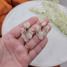 Load image into Gallery viewer, Ruby Earrings in Neutral Marble

