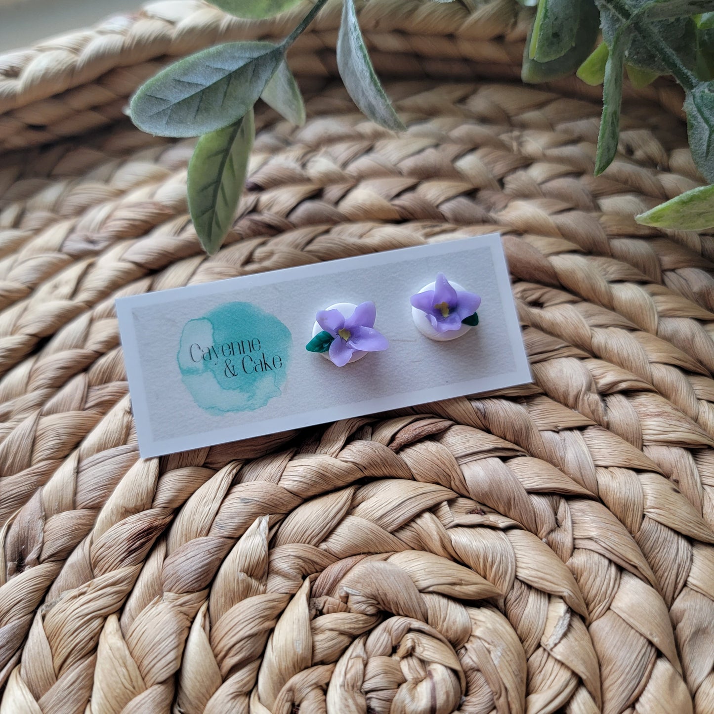 Mini Lilac Studs