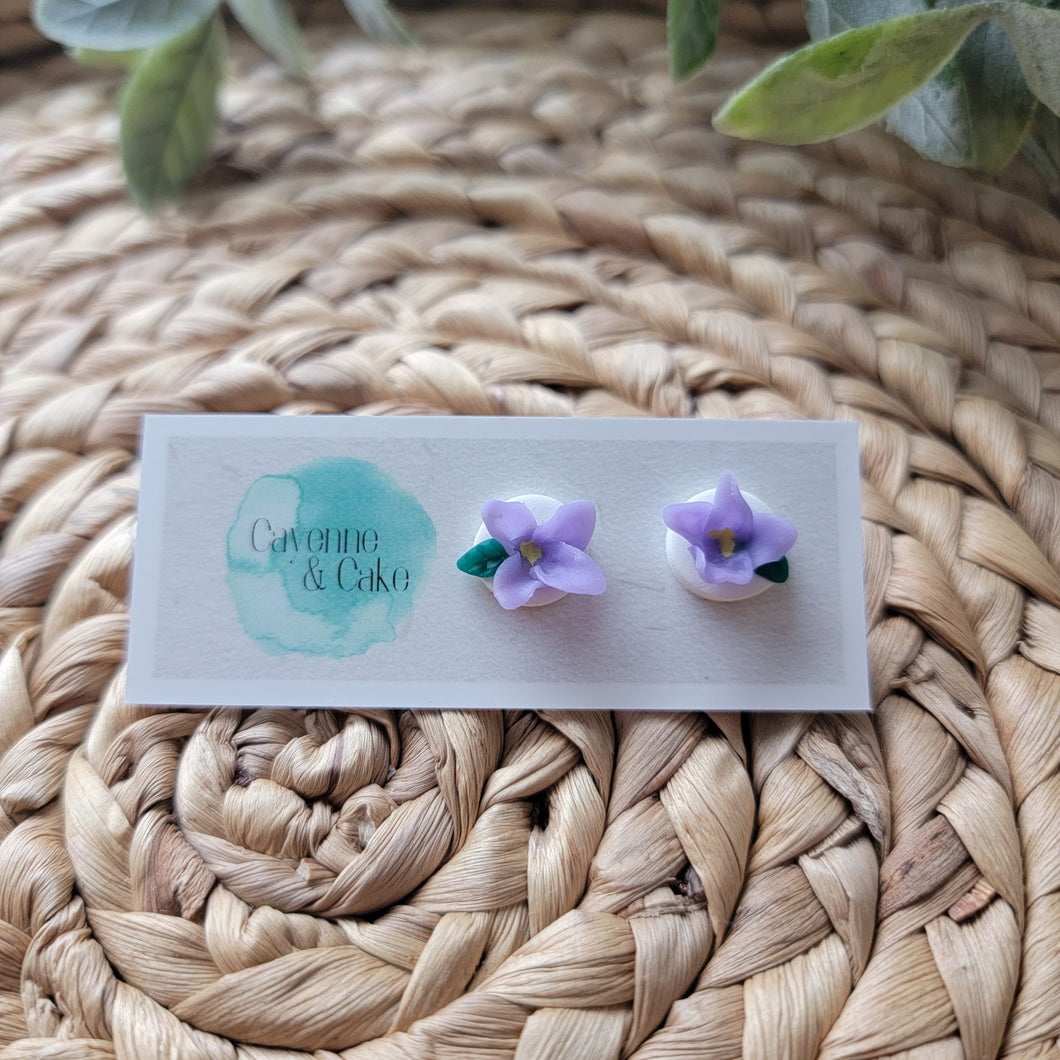 Mini Lilac Studs