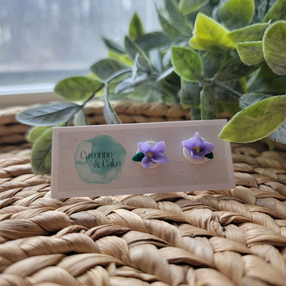Mini Lilac Studs