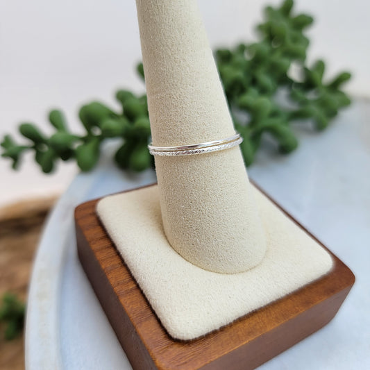 Dual Sterling Silver Ring Stack