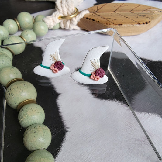 Good Witch Hat Studs