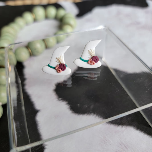 Good Witch Hat Studs