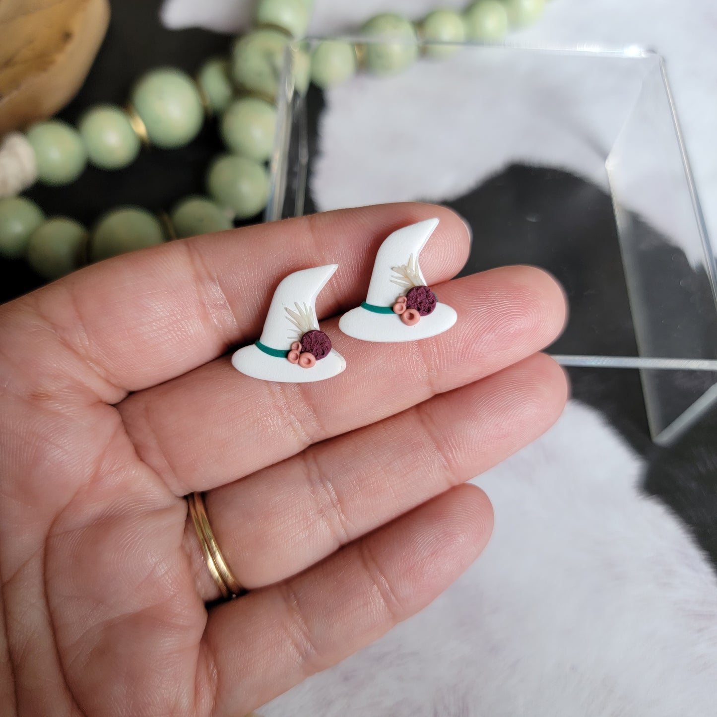 Good Witch Hat Studs