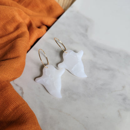 Crystal Ghost Hoops